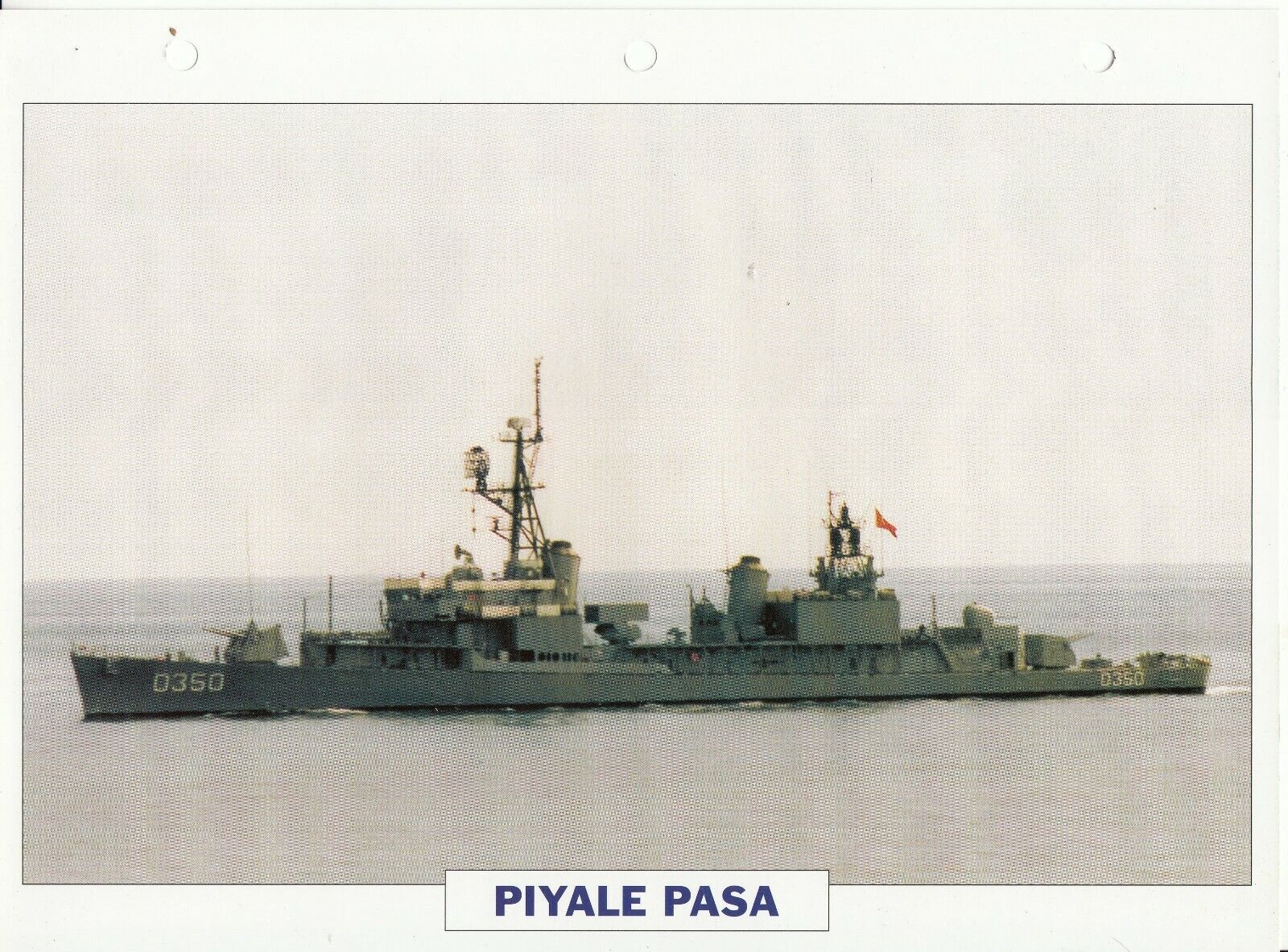 PHOTO BATEAU MILITAIRE DESTROYER PIYALE PASA TURQUIE 1945 123766827783