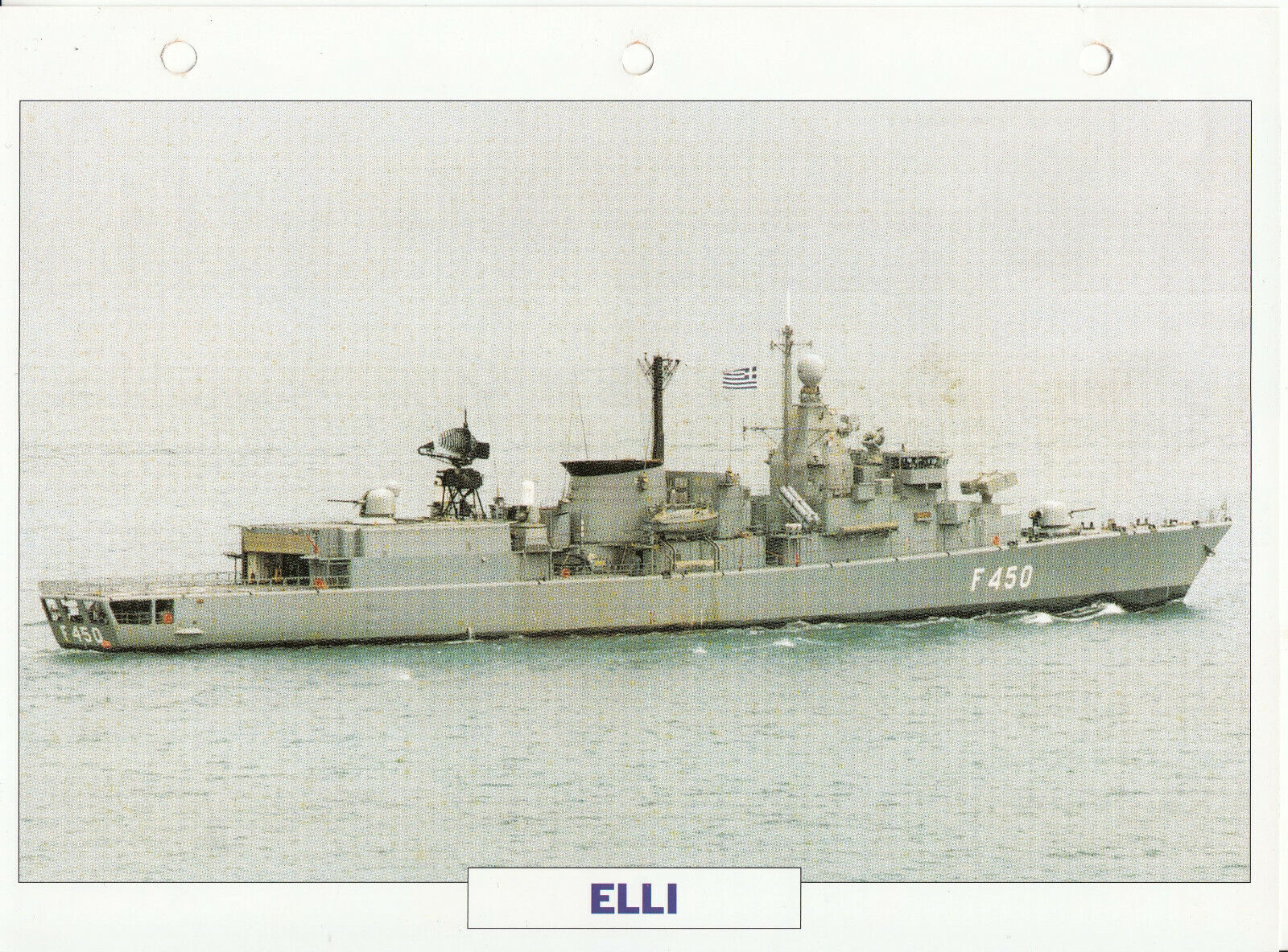 PHOTO BATEAU MILITAIRE FREGATE ELLI GRECE 19797 123798103683