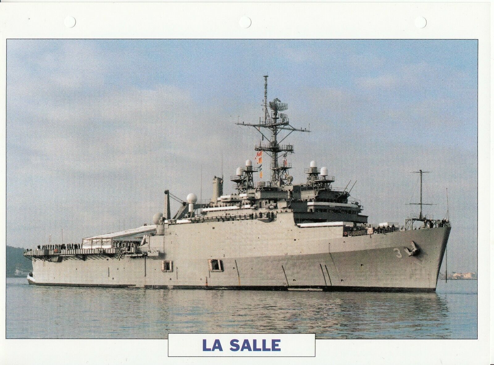 PHOTO BATEAU MILITAIRE NAVIRE DE COMMANDEMENT LA SALLE USA 1963 123769331273