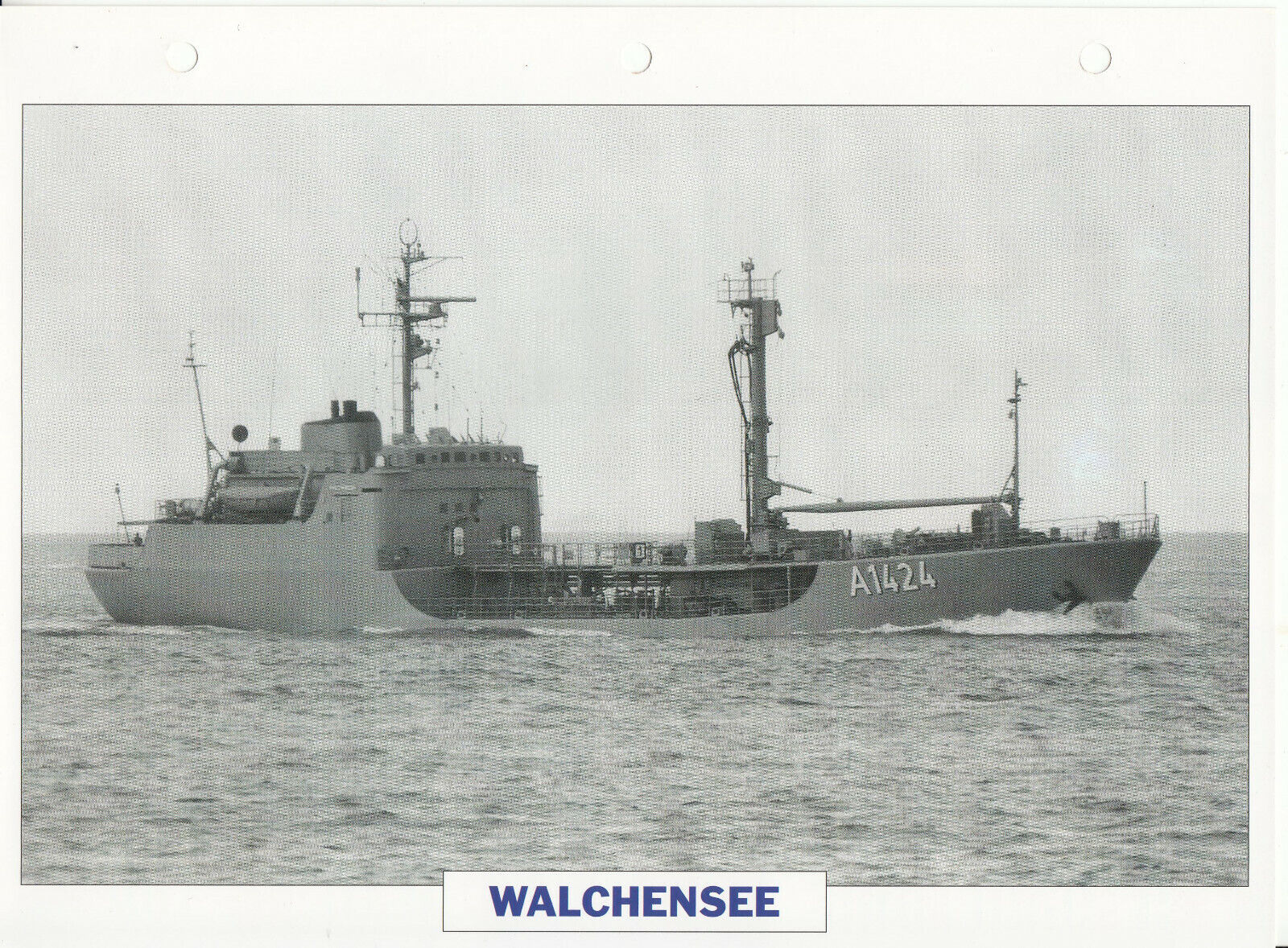 PHOTO BATEAU MILITAIRE PETROLIER WALCHENSEE ALLEMAGNE 1965 401777164463