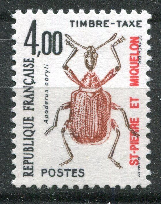 SAINT PIERRE ET MIQUELON TIMBRE TAXE NEUF N 90 INSECTE 400801987313