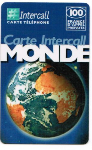 TELECARTE CARTE INTERCALL MONDE 120657061243