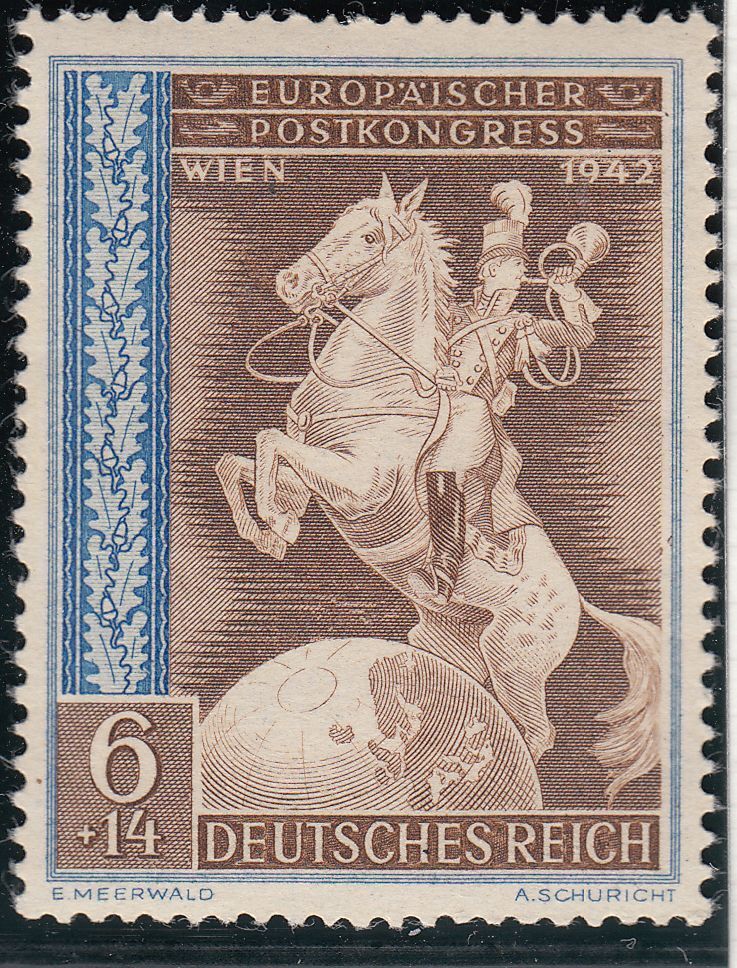 TIMBRE ALLEMAGNE NEUF CHARNIERE N 745 CONGRES POSTALE EUROPEEN 122115496403