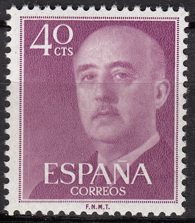 TIMBRE ESPAGNE NEUF N 859 GENERAL FRANCISCO FRANCO HELIOGRAVES 401105127873