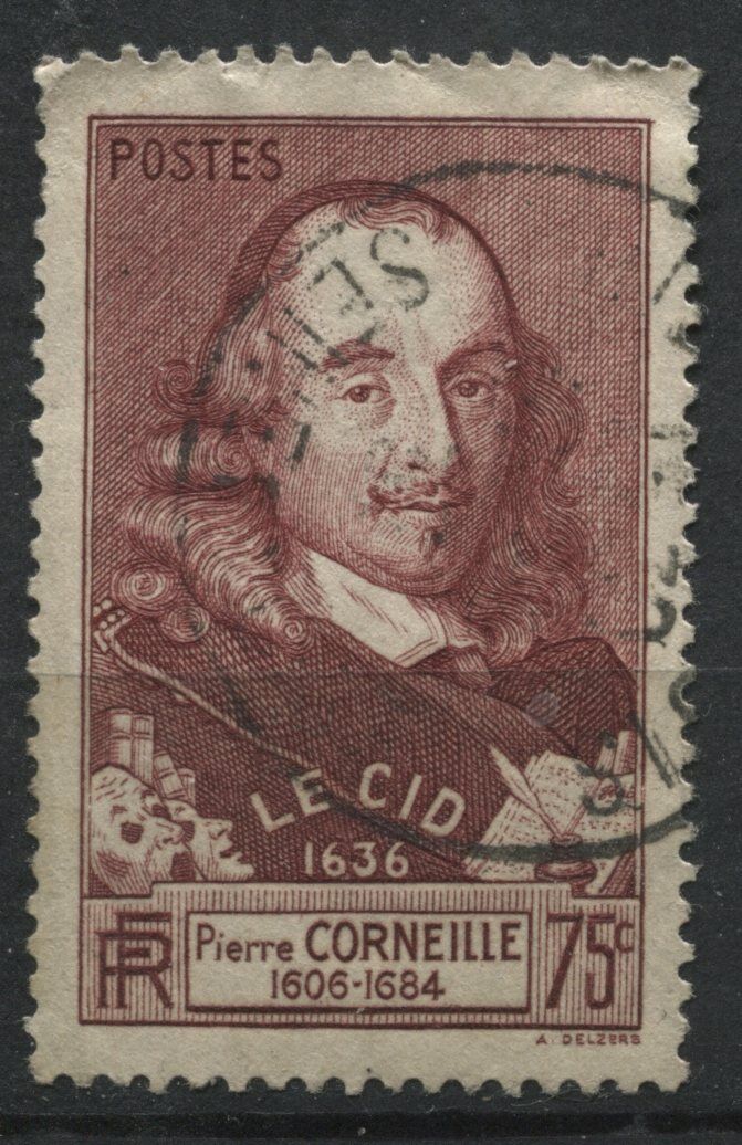 TIMBRE FRANCE OBL N 335 LE CID PIERRE CORNEILLE 110862729503