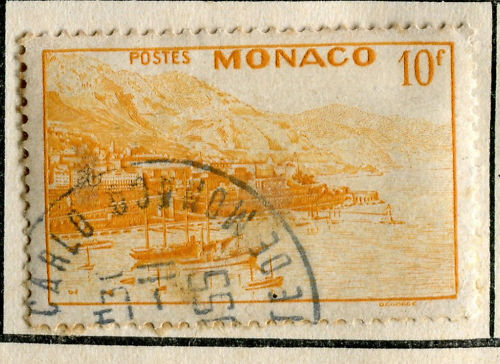 TIMBRE MONACO N304 OBLITERES SUR CHARNIERE 110613370773