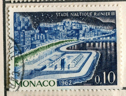 TIMBRE MONACO N539 A OBLITERES SUR CHARNIERE 110613367193