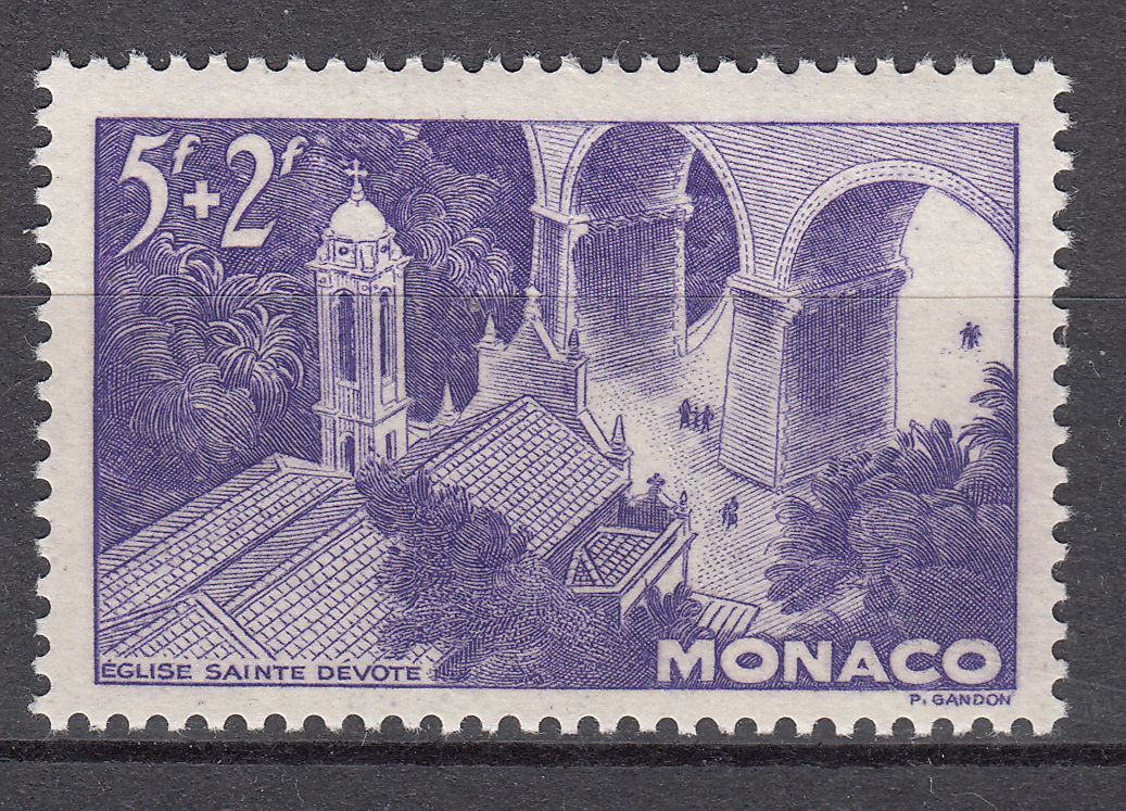 TIMBRE MONACO NEUF N 271 SAINTE DEVOTE EGLISE 401617829123