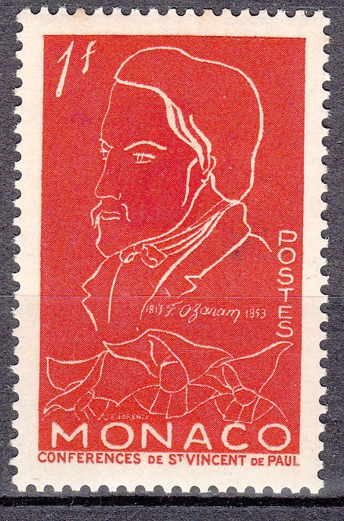 TIMBRE MONACO NEUF N 399 ANTOINE FREDERIC OZANAM SAINT VINCENT DE PAUL 123477460293