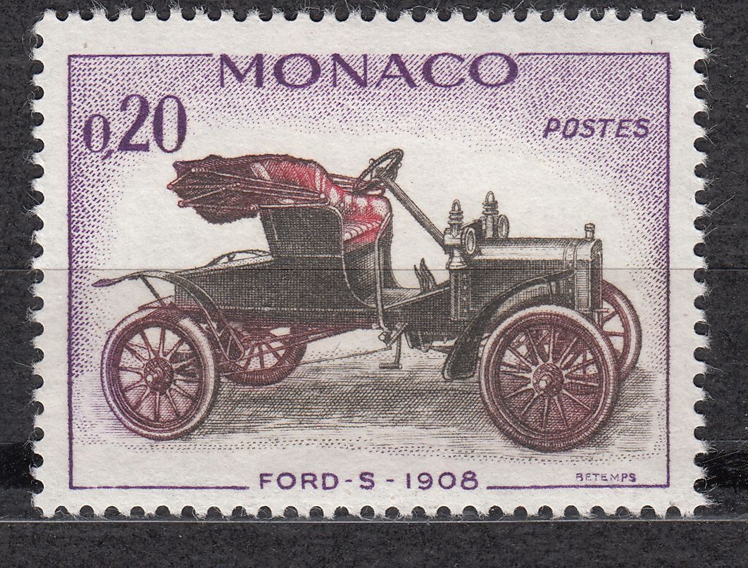 TIMBRE MONACO NEUF N 564 VOITURE FORD S 1908 123073184353