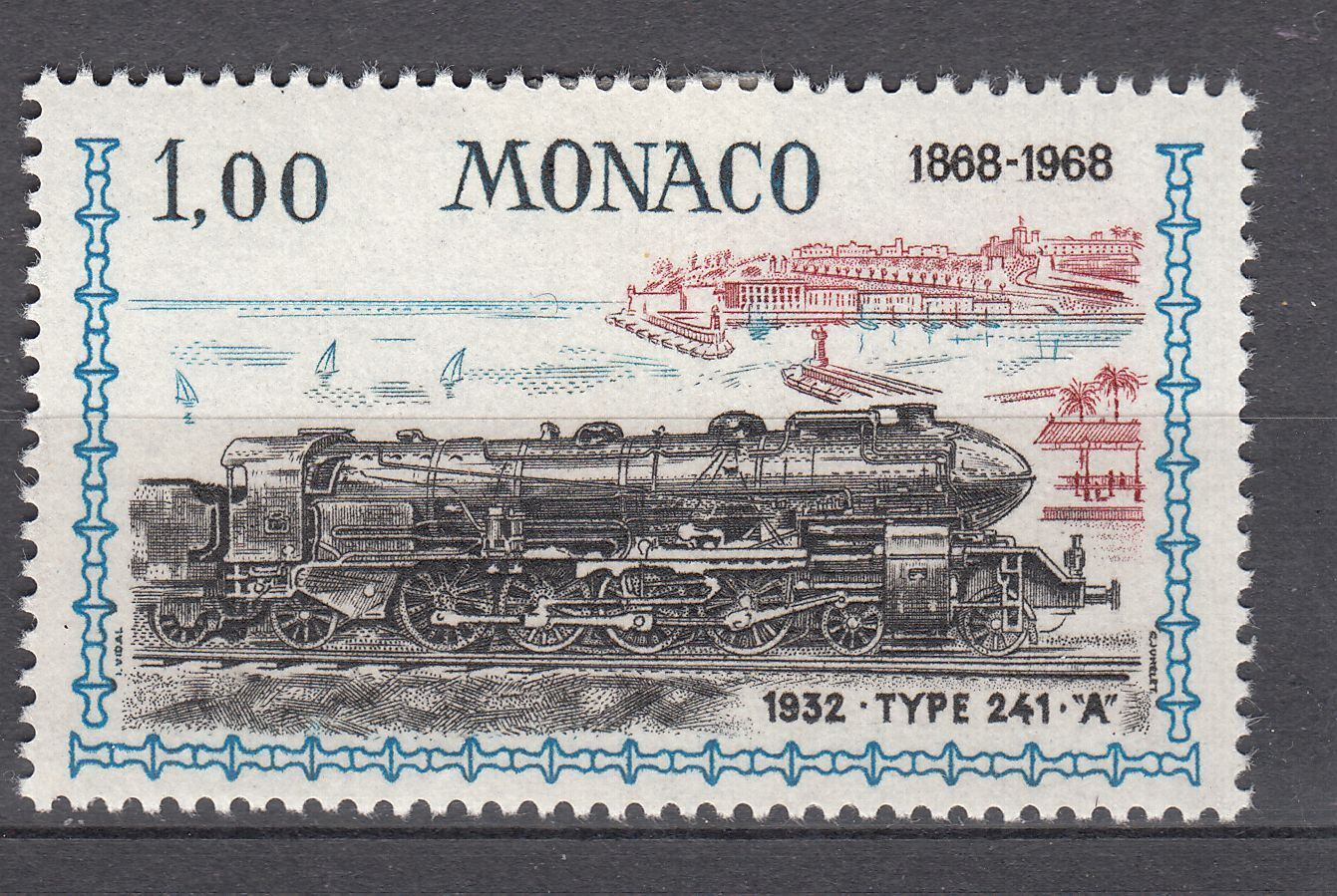 TIMBRE MONACO NEUF N 756 LOCOMOTIVES PLM A241 1932 401576093493