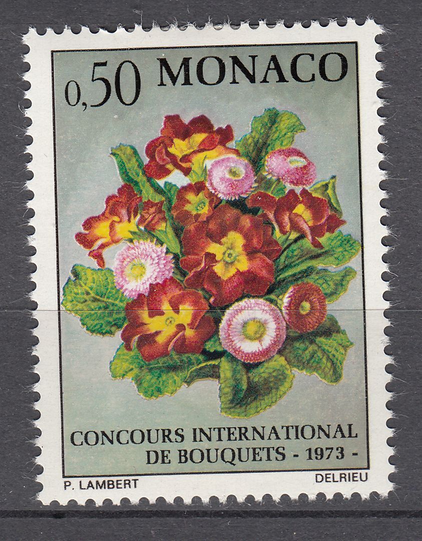 TIMBRE MONACO NEUF N 898 CONCOURS DE BOUQUETS FLORALES 401588783223