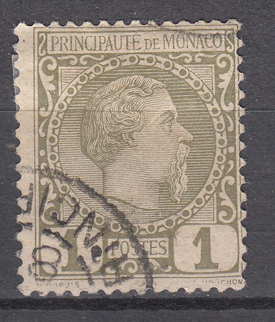 TIMBRE MONACO OBL N 1 PRINCE CHARLES III 123353838973