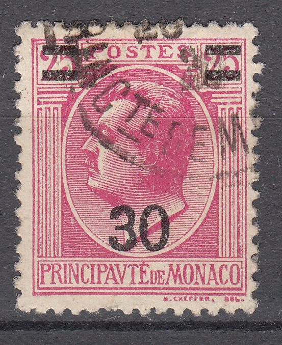 TIMBRE MONACO OBL N 104 PRINCE LOUIS II 123367567233