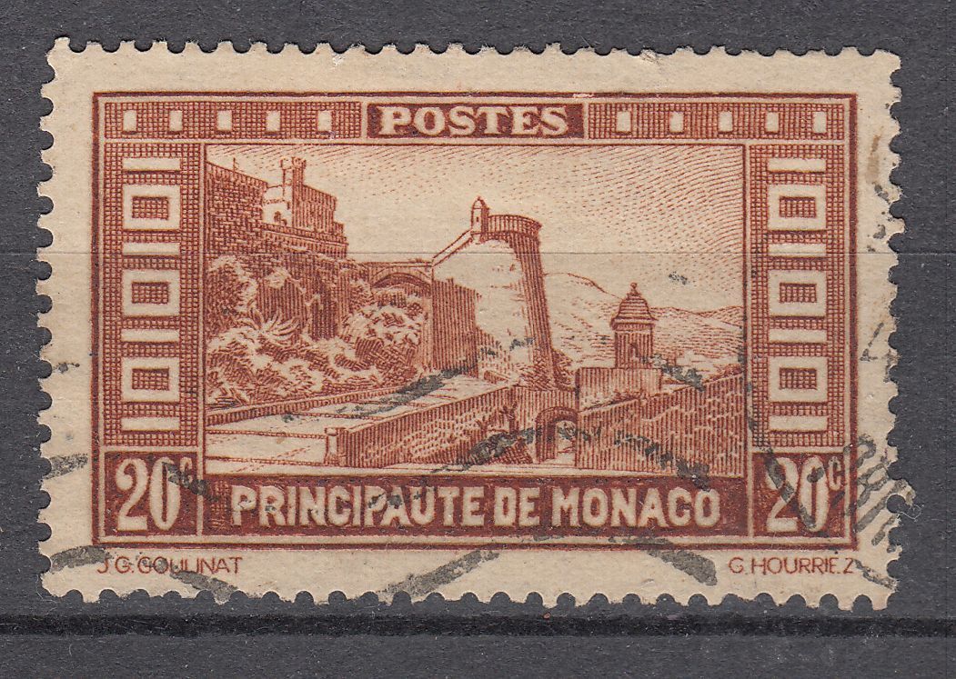 TIMBRE MONACO OBL N 120 LA MONTEE AU PALAIS 401602496013