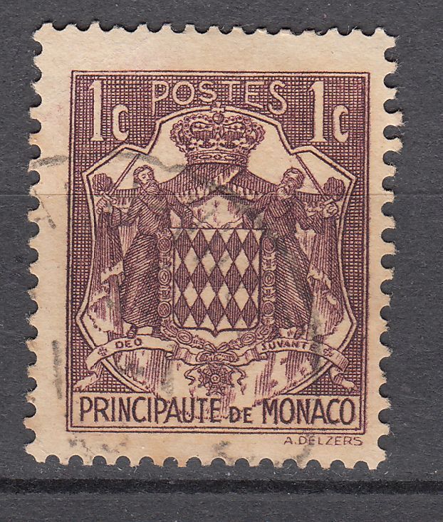 TIMBRE MONACO OBL N 154 ARMOIRIES 401611139213