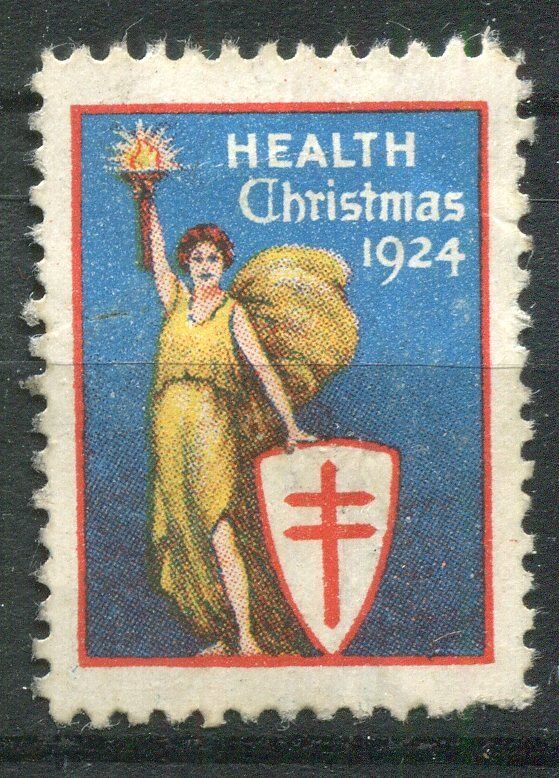 TIMBRE VIGNETTE ERINNOPHILIE 1924 HEALT CHRISTMAS 400818684843