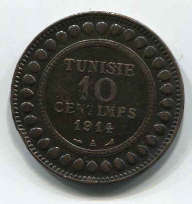 10 CENTIMES TUNISIE 1914 A 120883183724