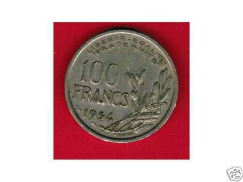 100 FRANCS COCHET 1954 110613371594