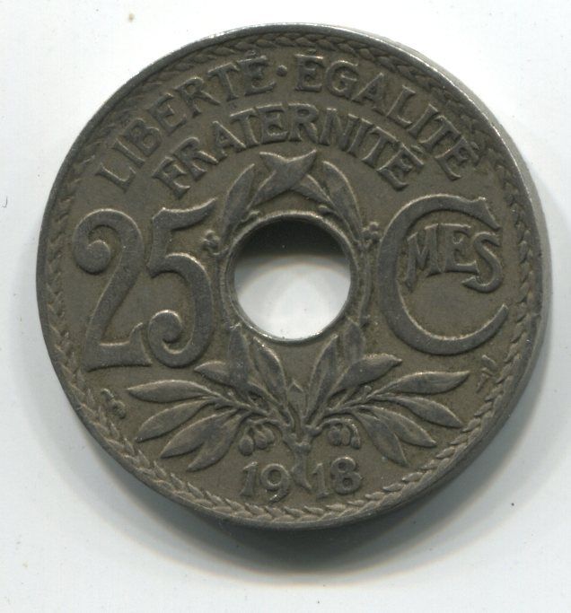 25 CENTIMES LINDAUER 1918 120909657874