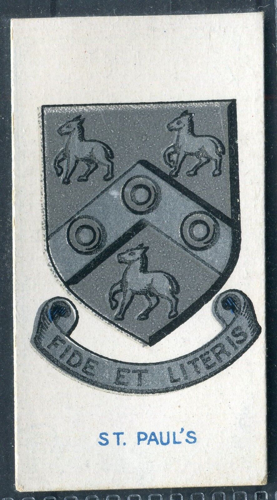 BLASON ECOLE ST PAUL S SCHOOL SCHOOL BADGES 121000001494