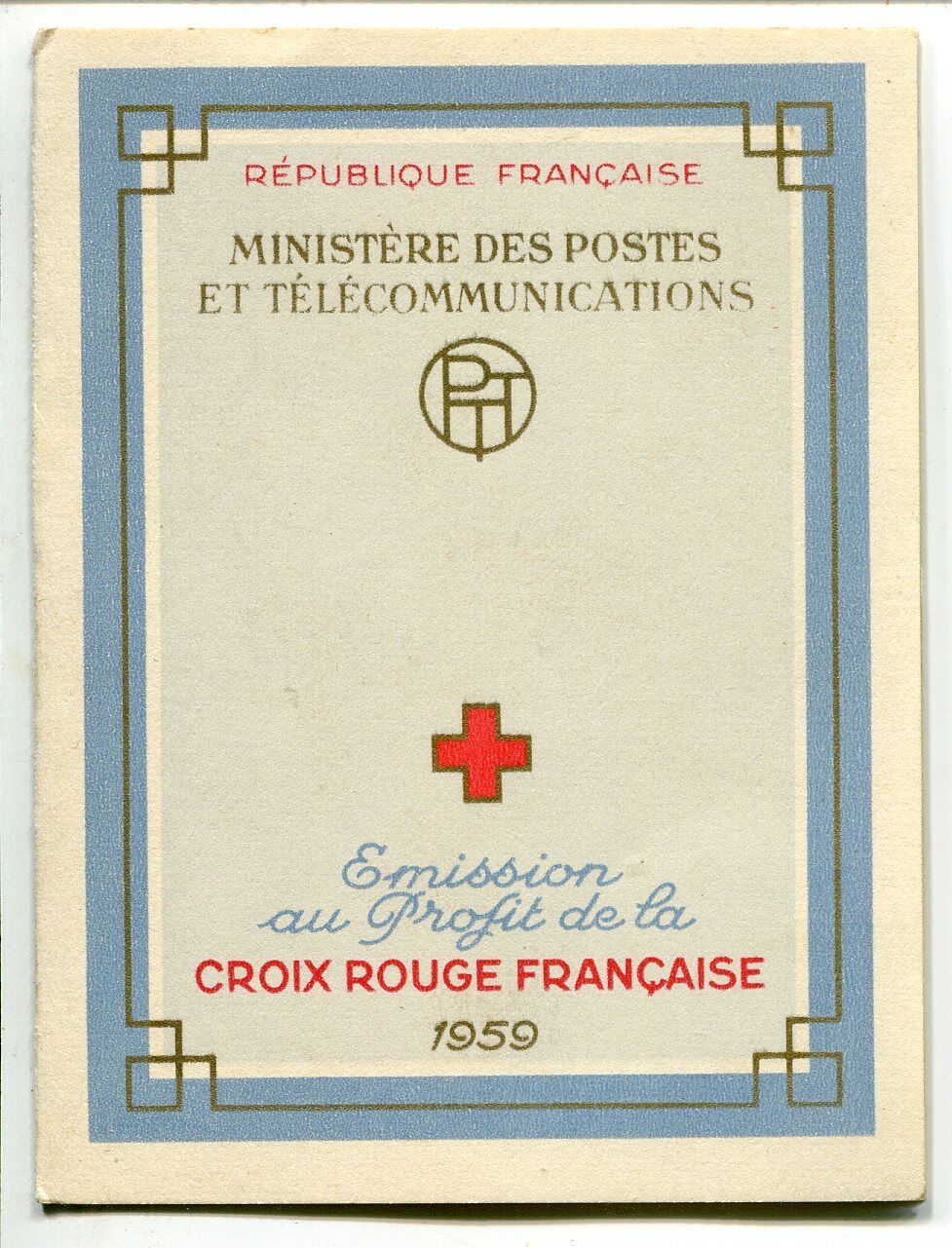 CARNET N 2008 FRANCE CROIX ROUGE 1959 COTE 50 EUROS 400468506514