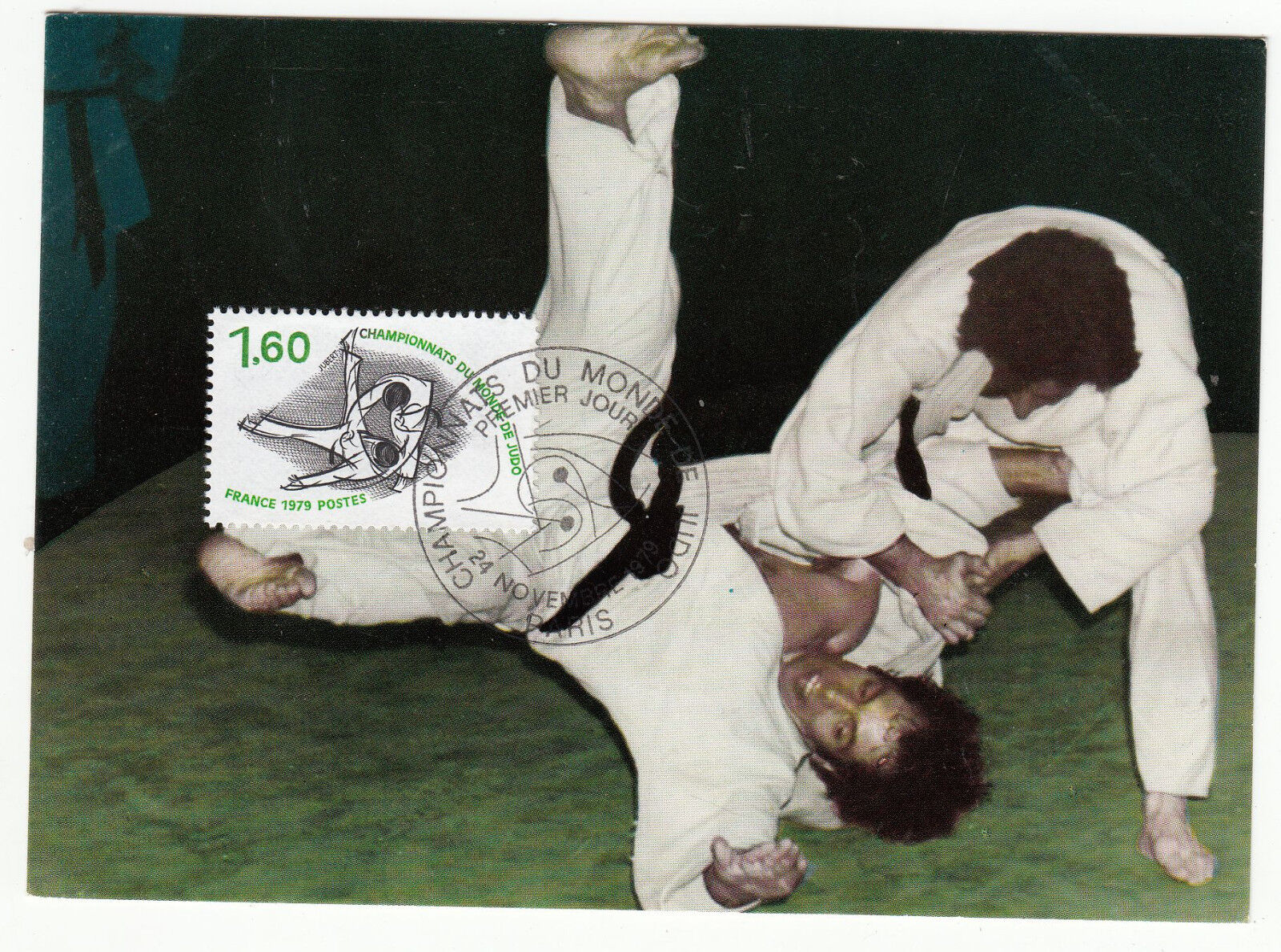 CARTE MAXIMUM FDC 1979 TIMBRE N 2069 CHAMPIONNATS DU MONDE DE JUDO 122821300084