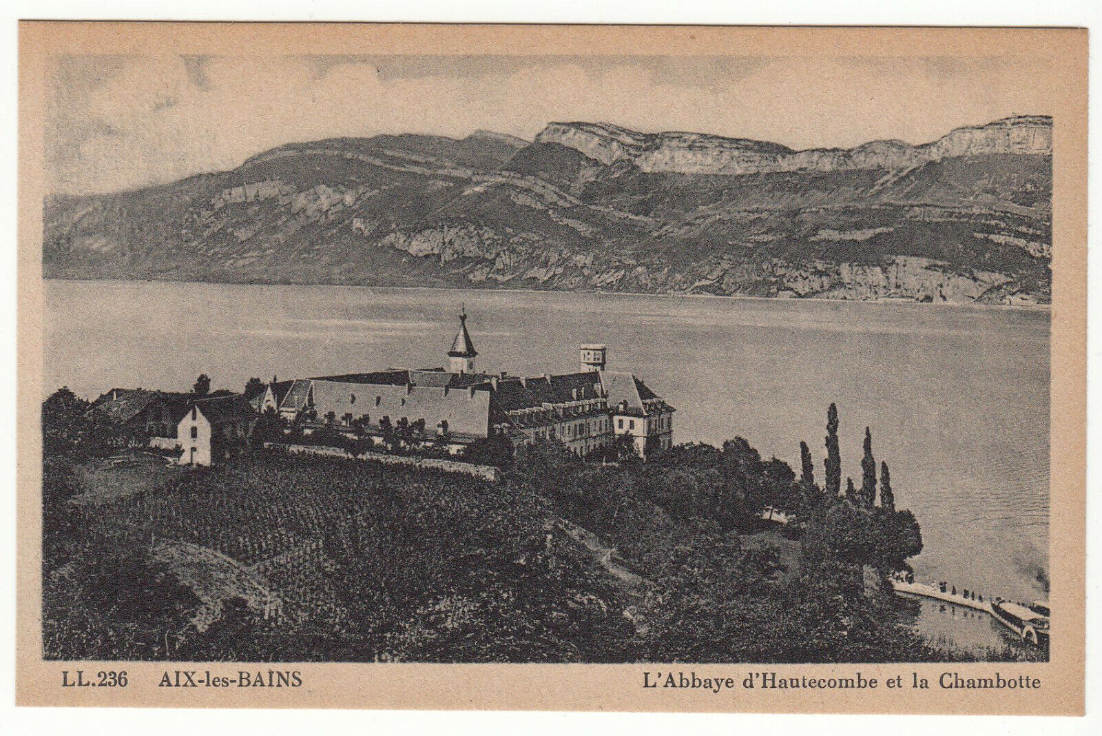 CARTE POSTALE AIX LES BAINS ABBAYE D HAUTECOMBE ET LA CHAMBOTTE 124014037104