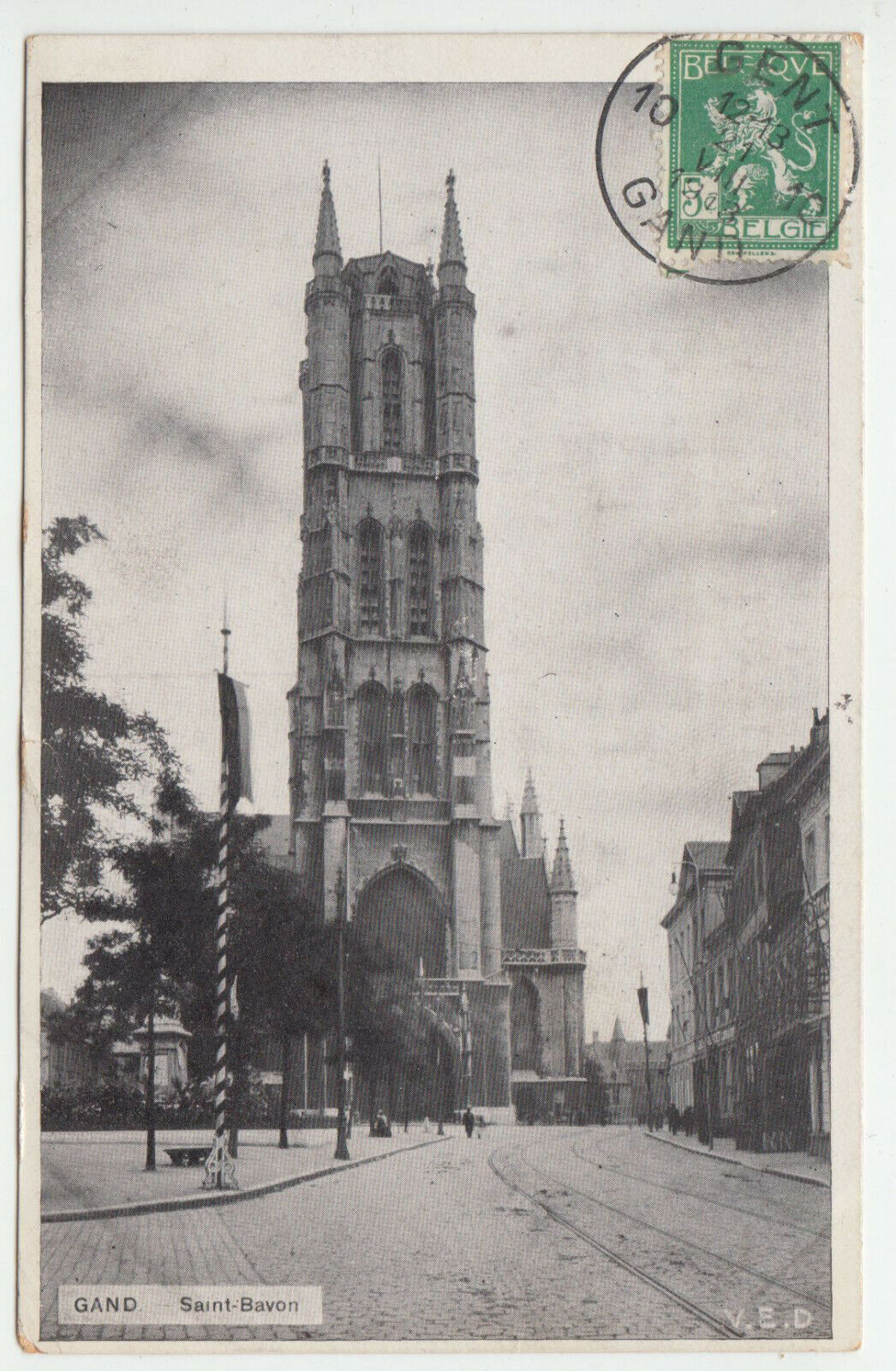 CARTE POSTALE BELGIQUE GAND SAINT BAVON 124761908554