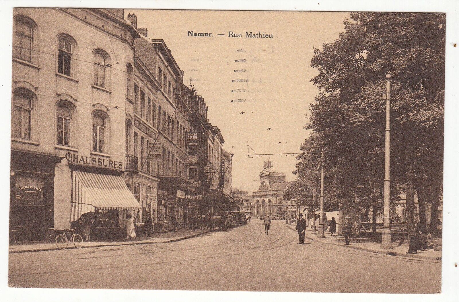 CARTE POSTALE BELGIQUE NAMUR RUE MATHIEU 400960477484