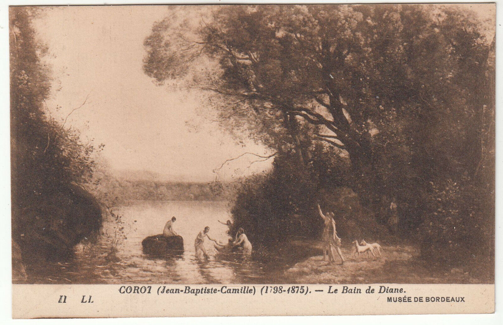 CARTE POSTALE COROT LE BAIN DE DIANE 123980755814