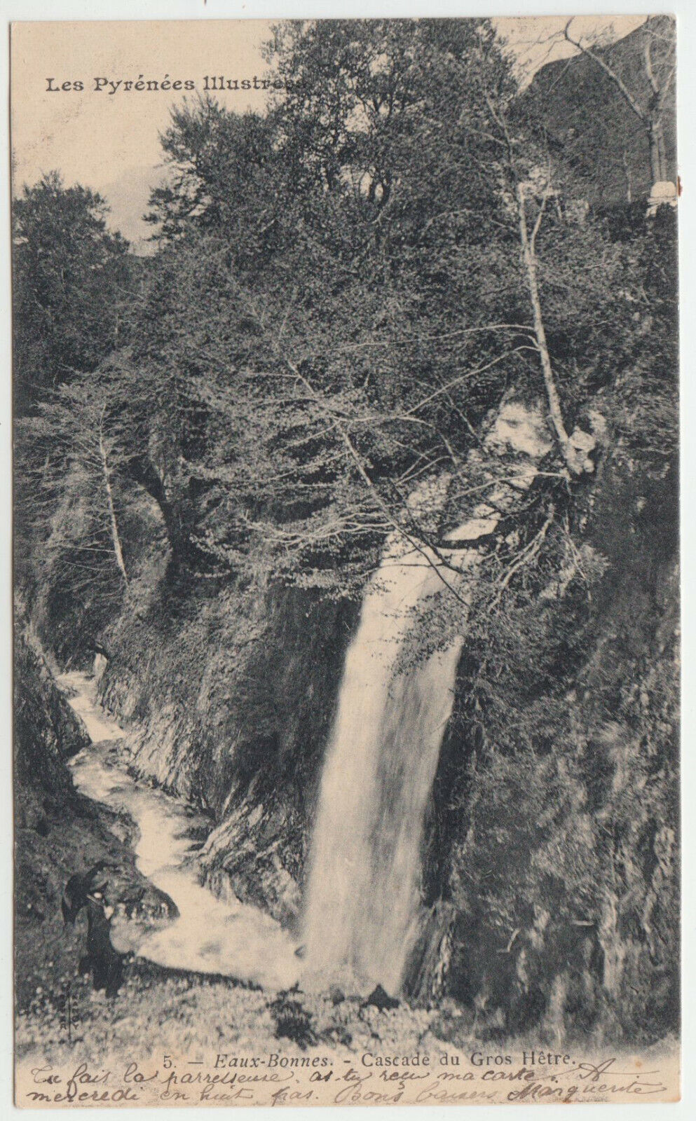 CARTE POSTALE EAUX BONNES CASCADES DU GROS HETRE 402116795324