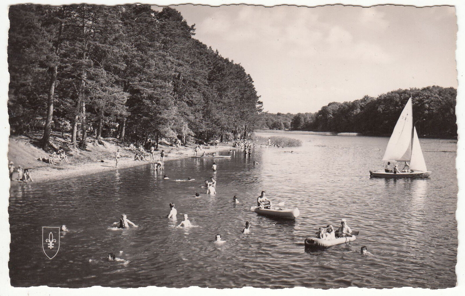 CARTE POSTALE FORET DE TRONCAIS PLAGE DE L ETANG DE SAINT BONNET 401371185544