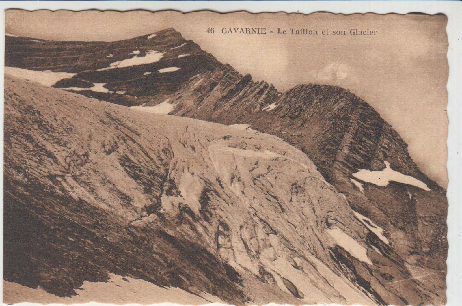 CARTE POSTALE GAVARNIE LE TAILLON ET SON GLACIER 401920700044