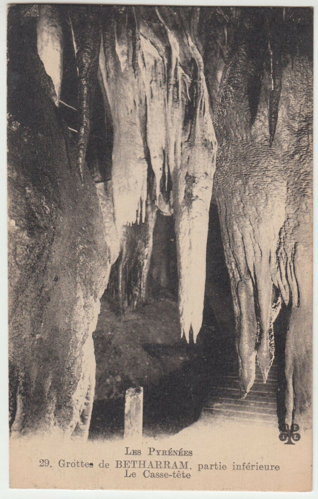 CARTE POSTALE GROTTES DE BETHARRAM LE CASSE TETE 124091244684