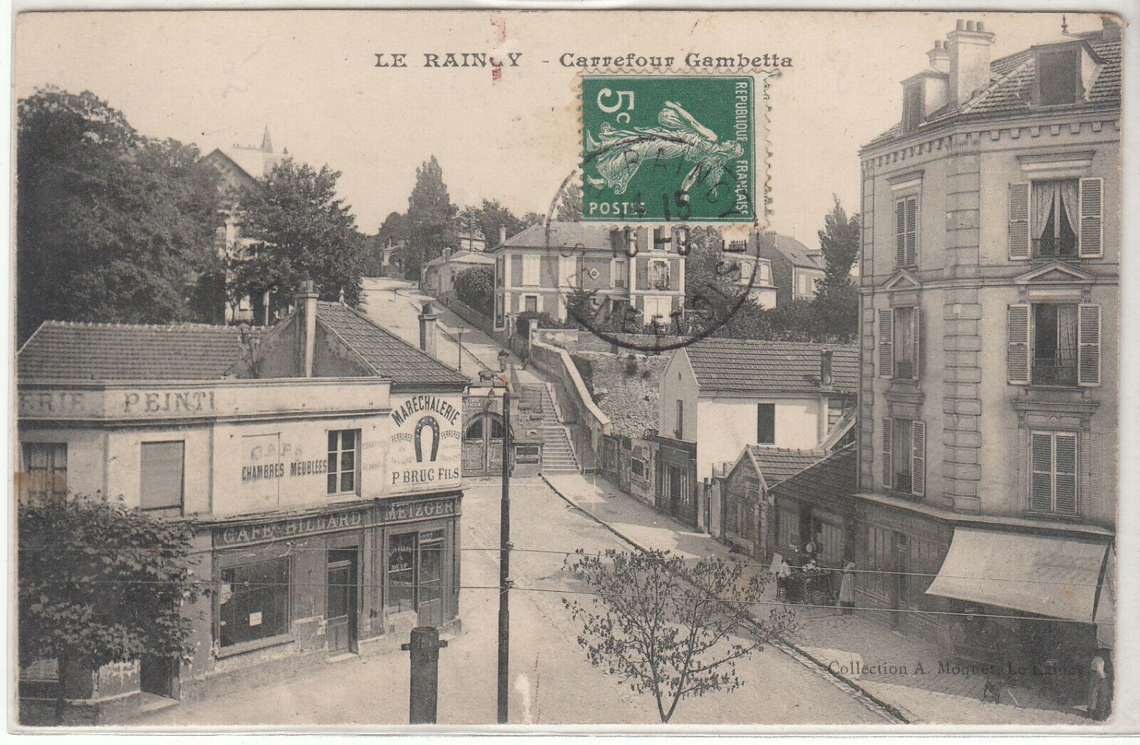 CARTE POSTALE LE RAINCY CARREFOUR GAMBETTA 401940790574