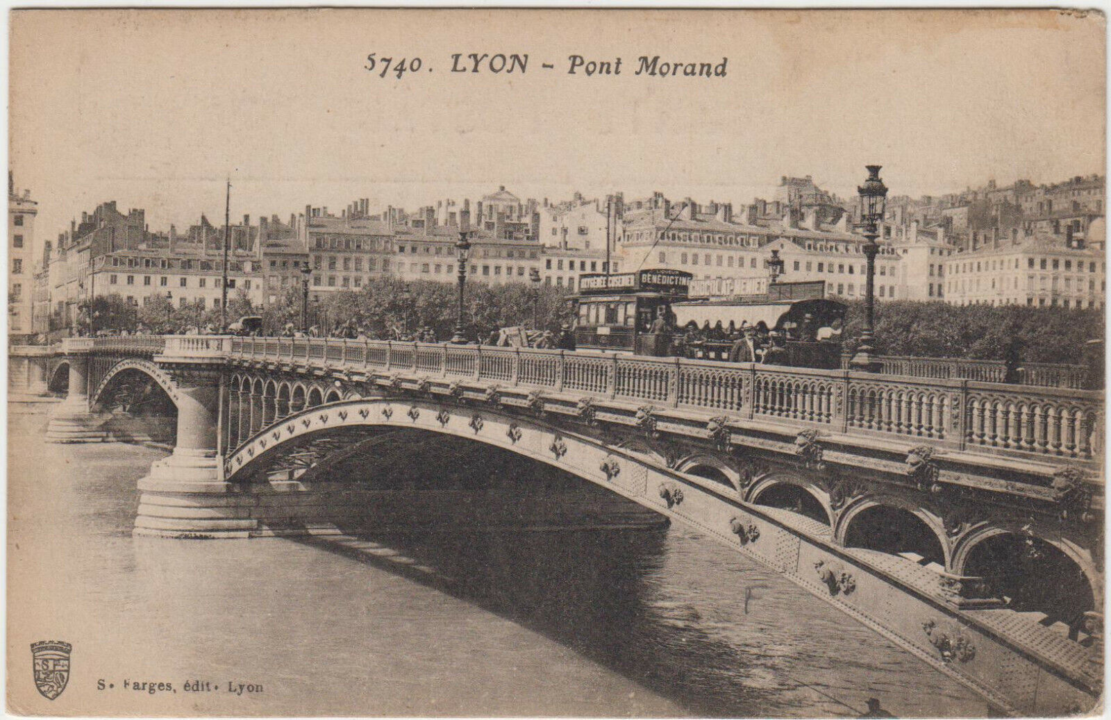 CARTE POSTALE LYON LE PONT MORAND 123925914204