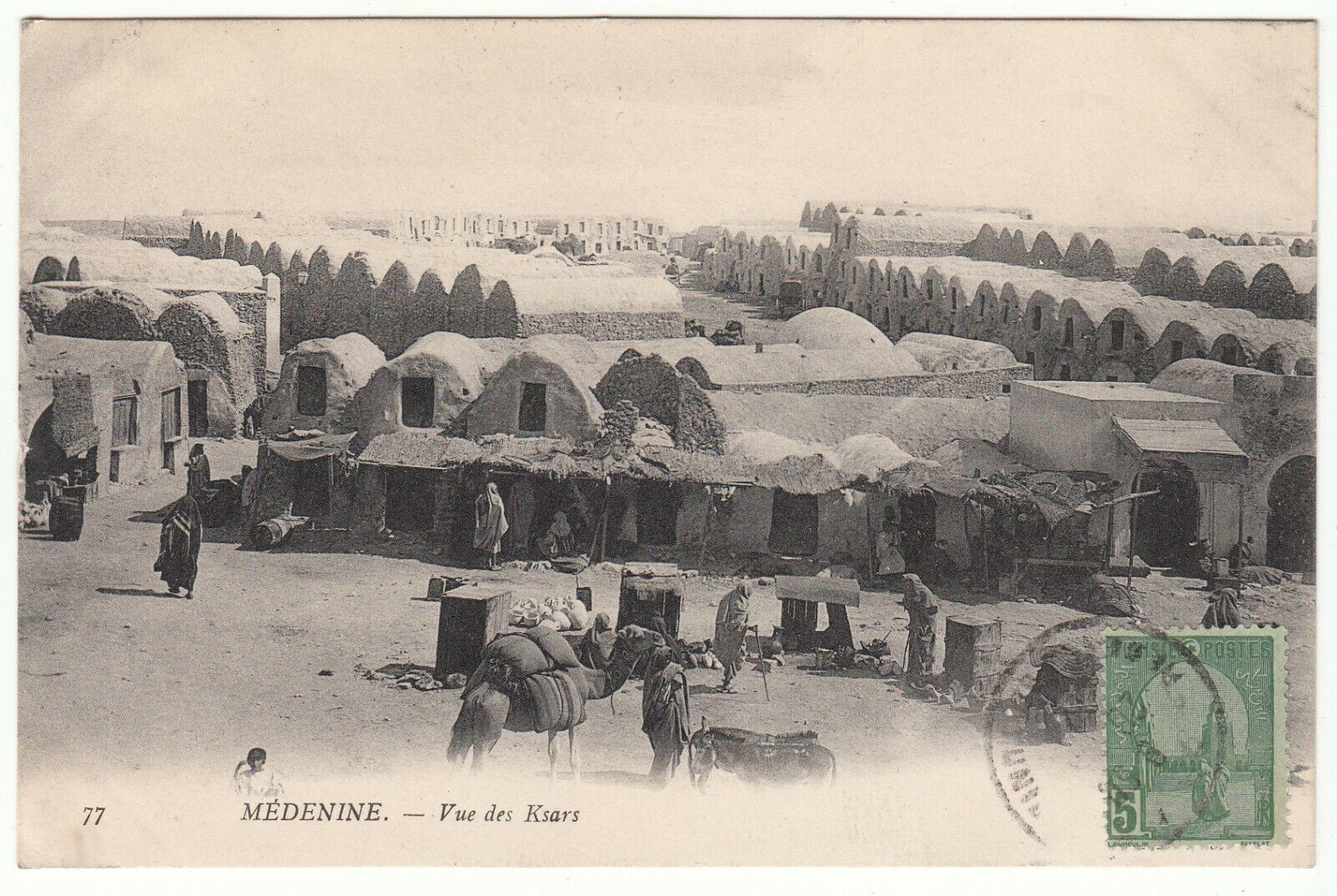 CARTE POSTALE MEDENINE VUE DES KSARS 401944976904