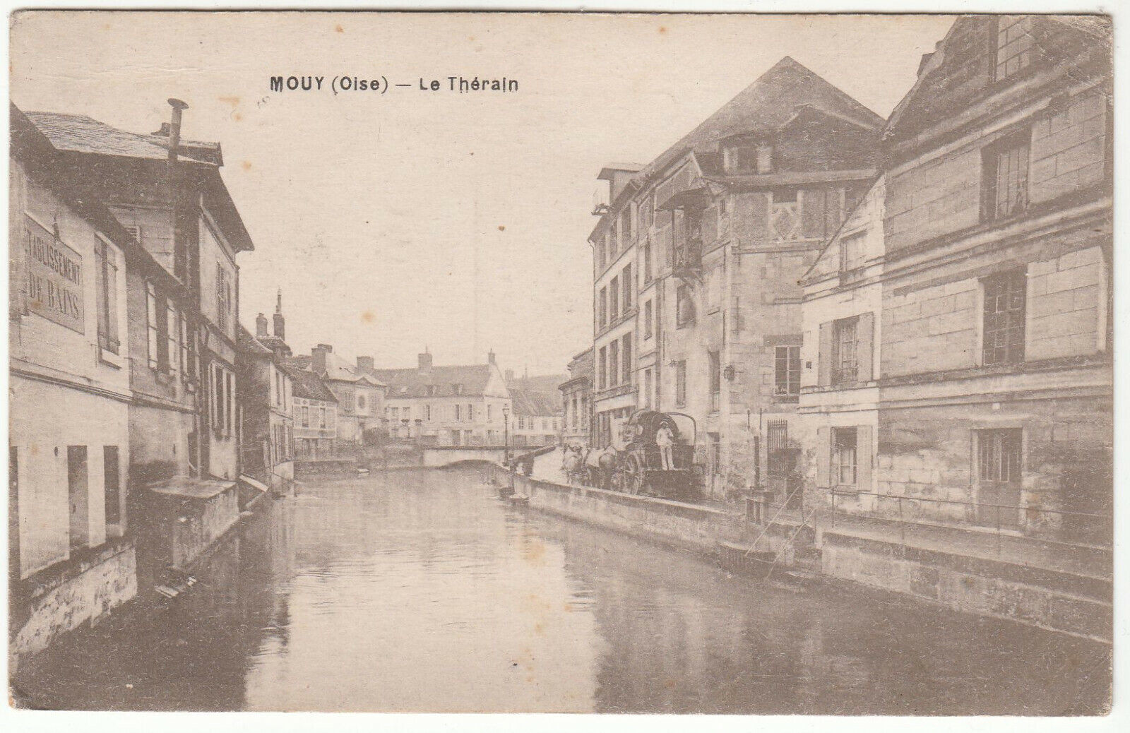 CARTE POSTALE MOUY OISE LE THERAIN 401960680784