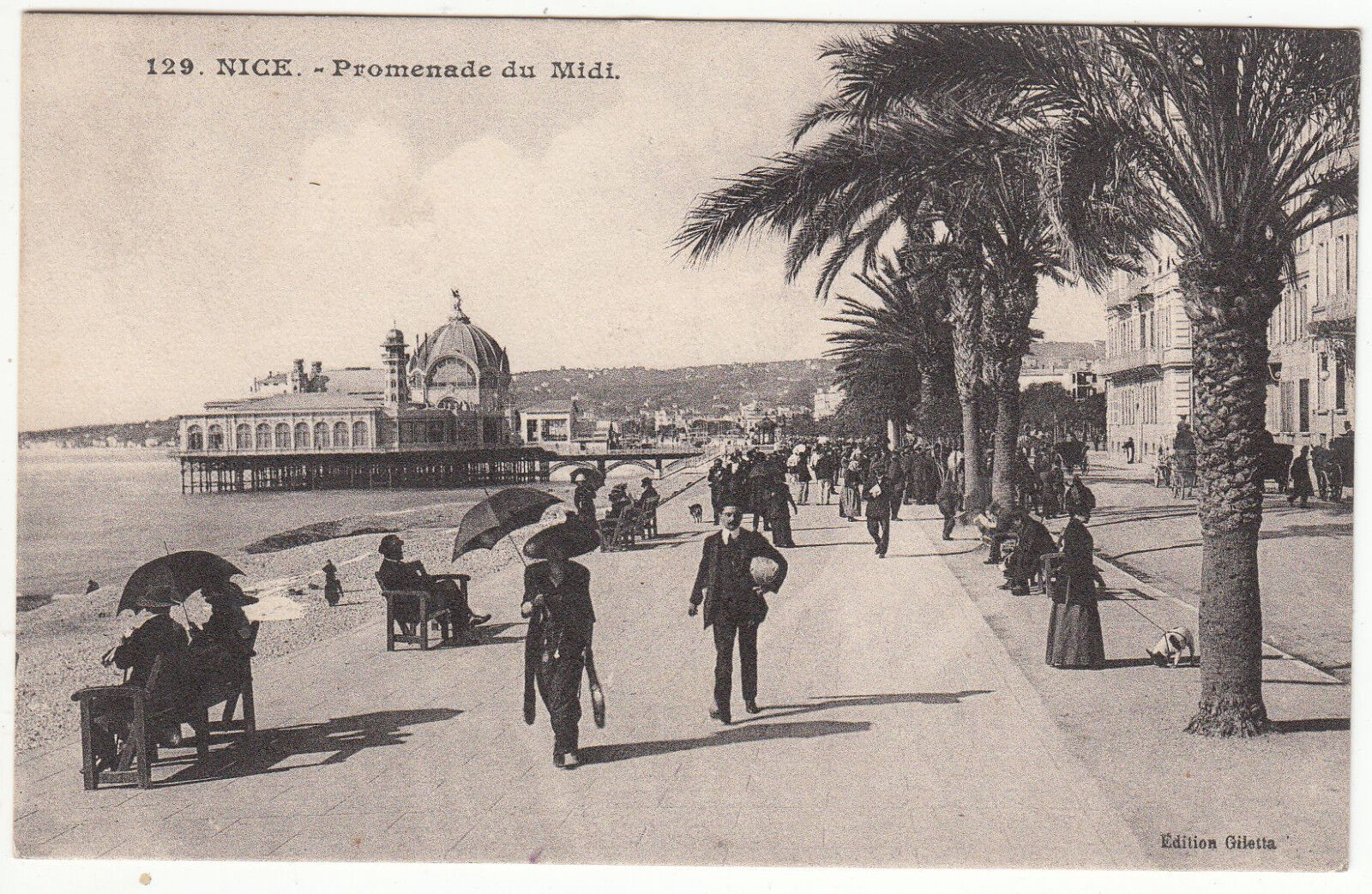 CARTE POSTALE NICE PROMENADE DU MIDI 401218907414