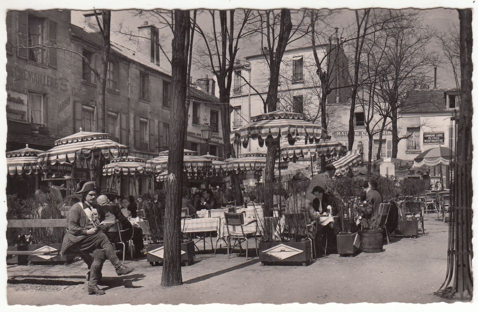 CARTE POSTALE PARIS LA PLACE DU TERTRE 401385262264