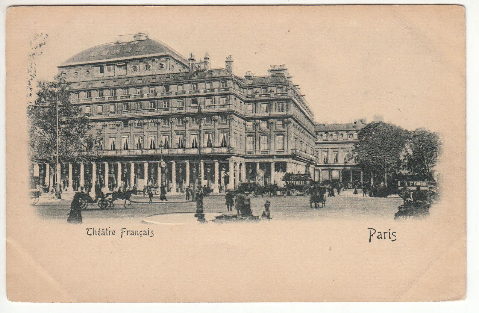 CARTE POSTALE PARIS THEATRE FRANCAIS CARTE GAUFFREE 401214310664