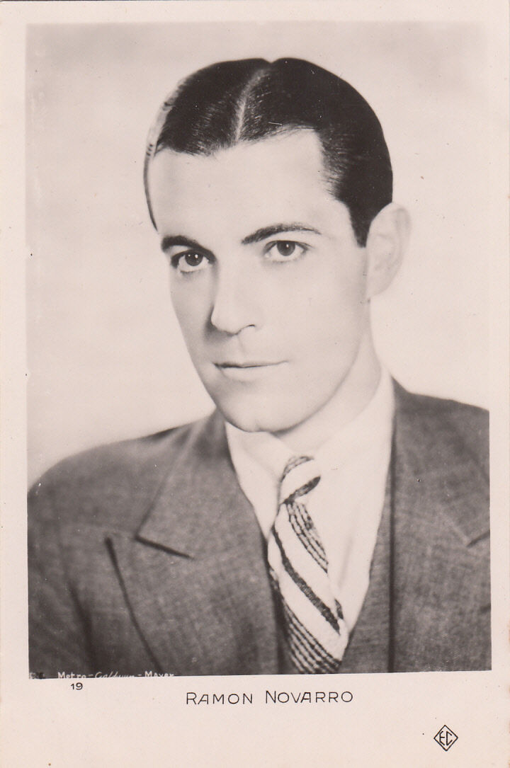 CARTE POSTALE PHOTO PERSONNALITE RAMON NOVARRO 121022053884