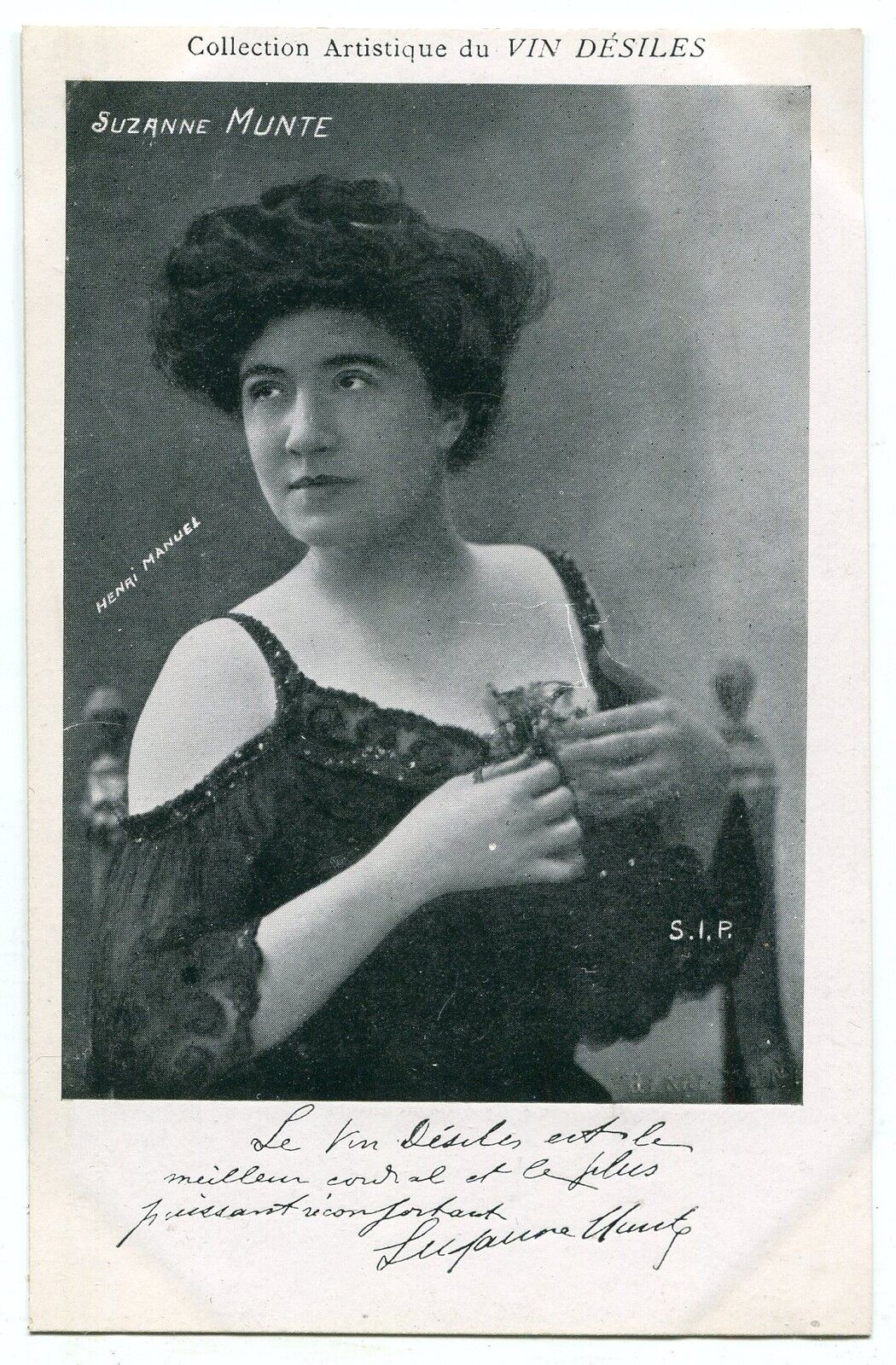 CARTE POSTALE PHOTO PERSONNALITE SUZANNE MUNTE 400810297574