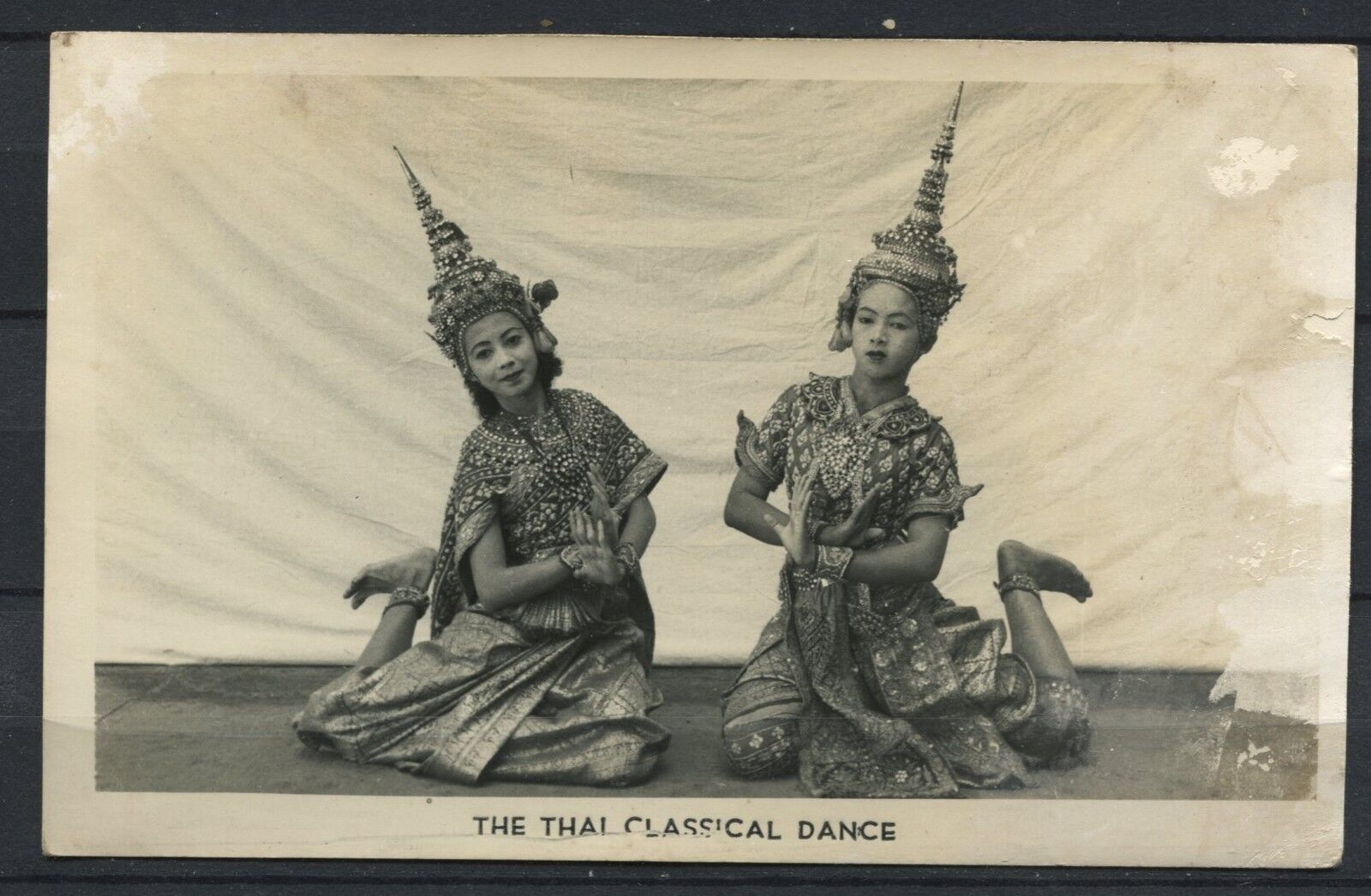 CARTE POSTALE PHOTO THE TAI CLASSICAL DANCE TAILANDE DANCE 110936509904