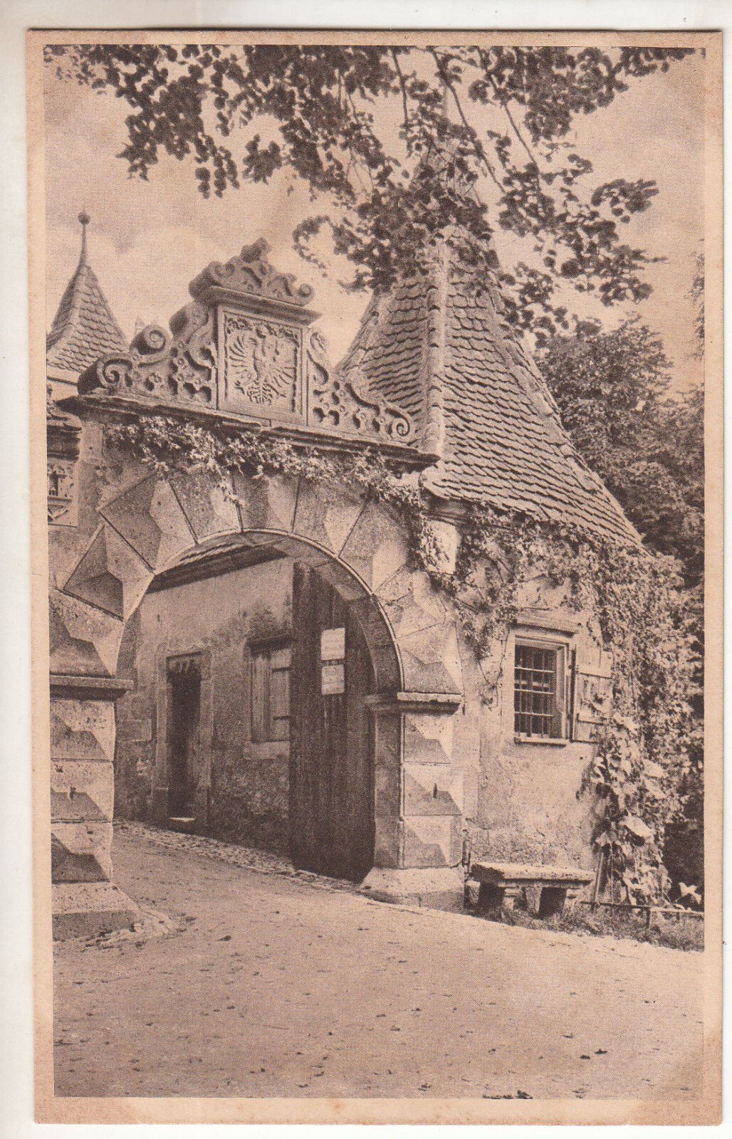 CARTE POSTALE POFTKARTE ALLEMAGNE ROTHENBURG O T BURGTOR 401623476944