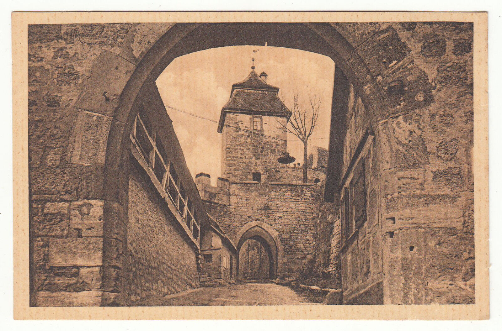 CARTE POSTALE POFTKARTE ALLEMAGNE ROTHENBURG O T KOBOLZELLERTOR 123450214834