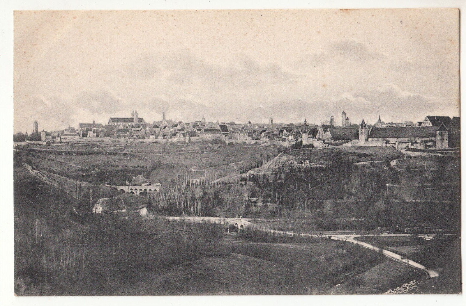 CARTE POSTALE POFTKARTE ALLEMAGNE ROTHENBURG TOTALANSICHT 123485837494