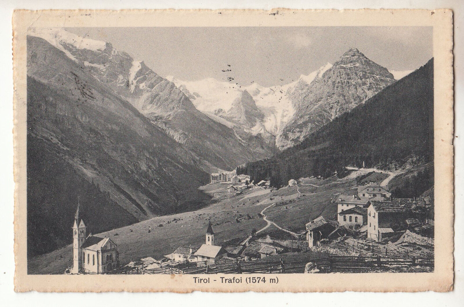 CARTE POSTALE POFTKARTE ALLEMAGNE TIROL TRAFOI 401632605154