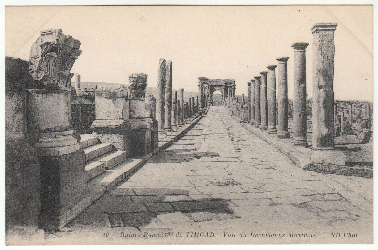 CARTE POSTALE RUINES ROMAINES DE TIMGAD 401943710094